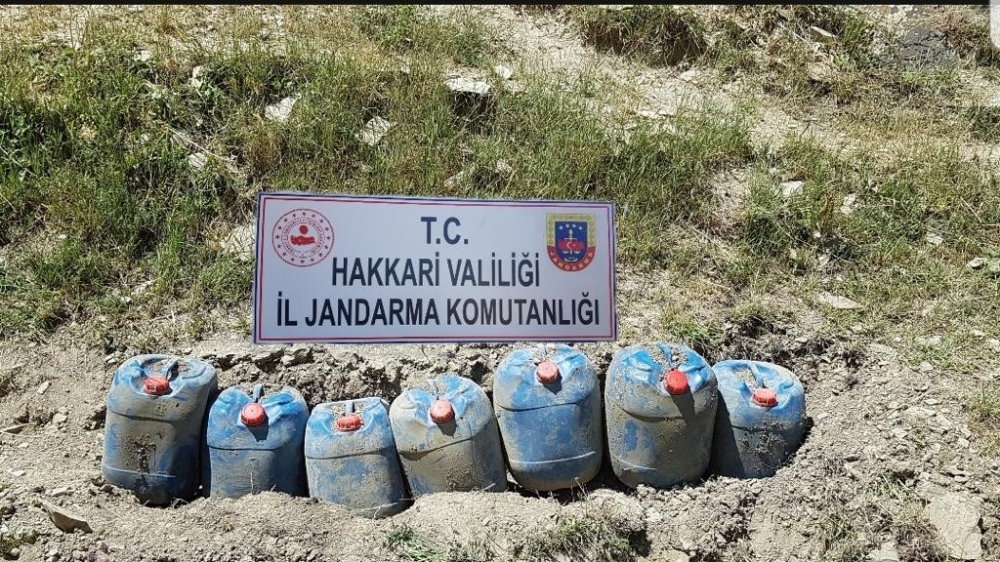 640 litre Asetik Anhidrit maddesi ele geçirildi