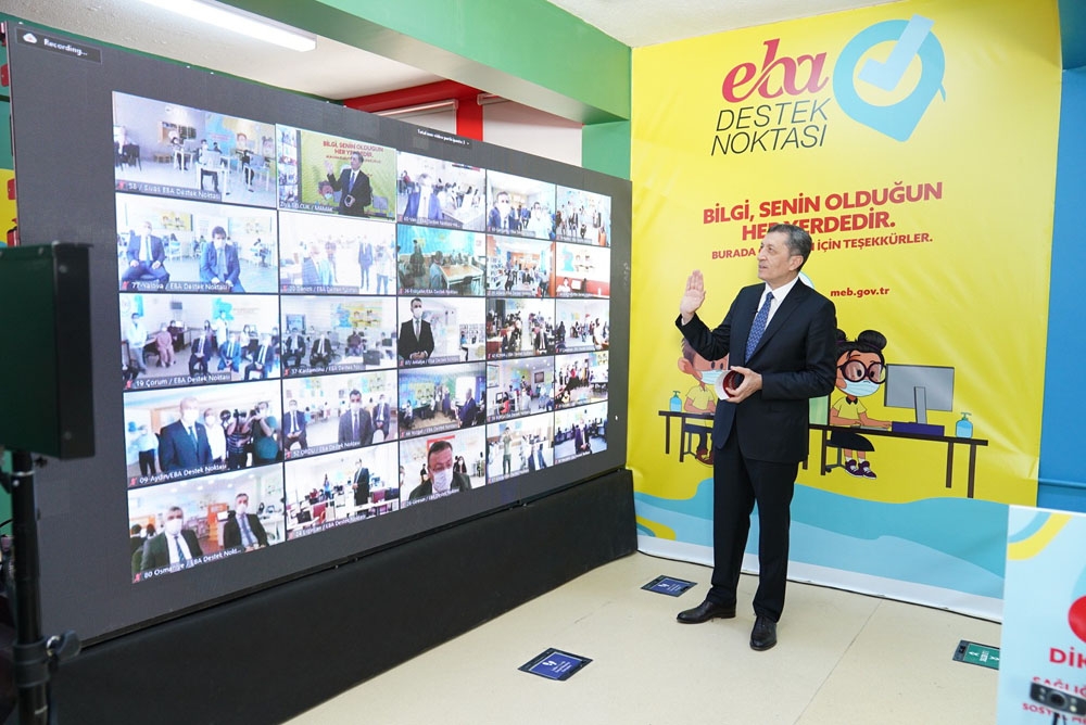 “81 ilimizde şu anda bin 420 adet ’EBA Destek Noktası’ kurmuş durumdayız”
