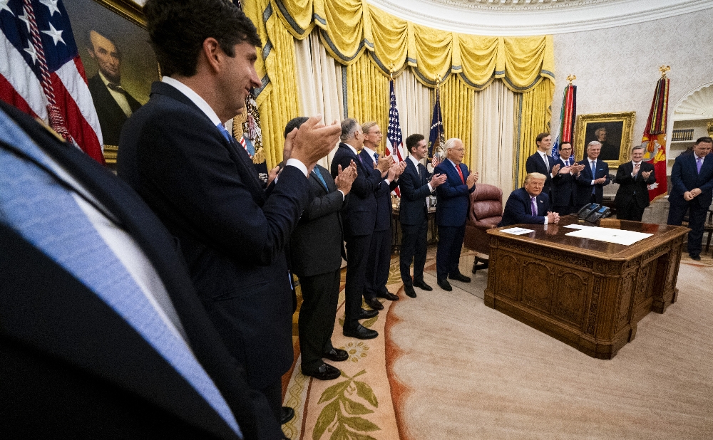 ABD Başkanı Trump, İsrail-BAE anlaşmasını duyurdu
