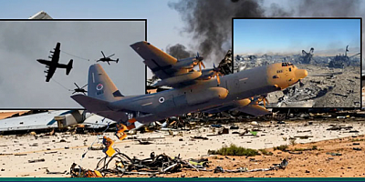 ABD İran'da 300 milyon dolarlık uçaklarını bizzat imha edip pilot kaçırdı