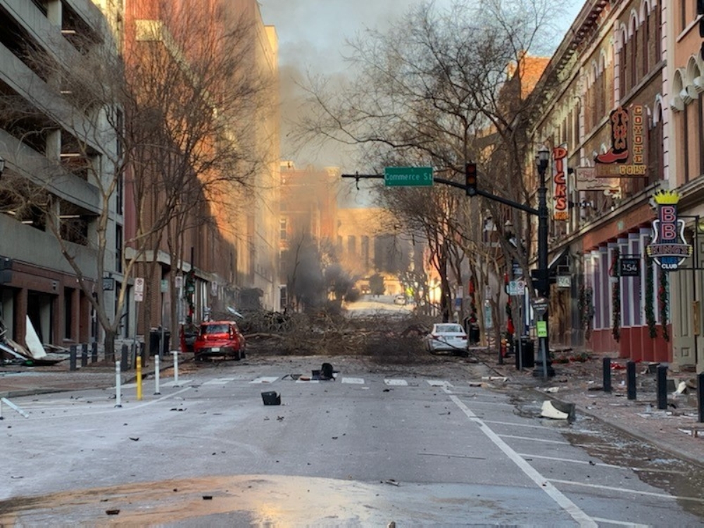 ABD’nin Nashville kentindeki şiddetli patlamada bilanço belli oluyor: 3 yaralı
