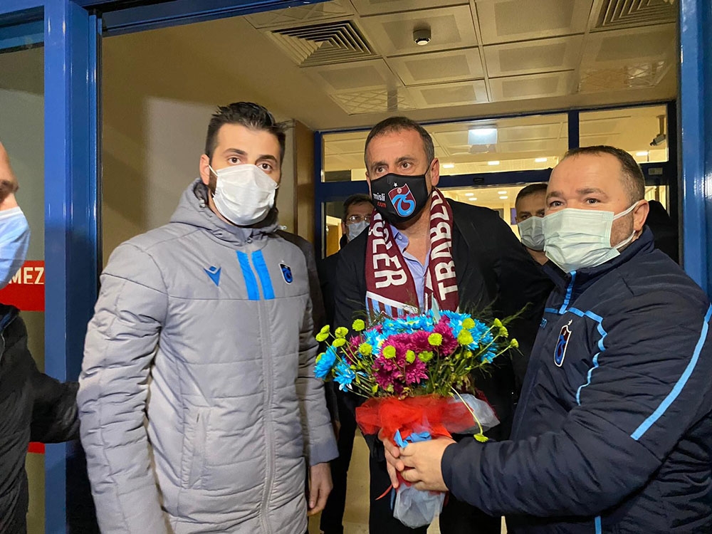 Abdullah Avcı’ya Trabzon’da çoşkulu karşılama