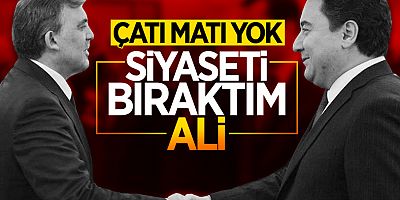 Abdullah Gül aktif siyaseti bıraktı!