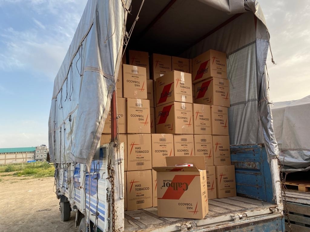 Adana’da 7 milyon 360 bin kaçak makaron ele geçirildi