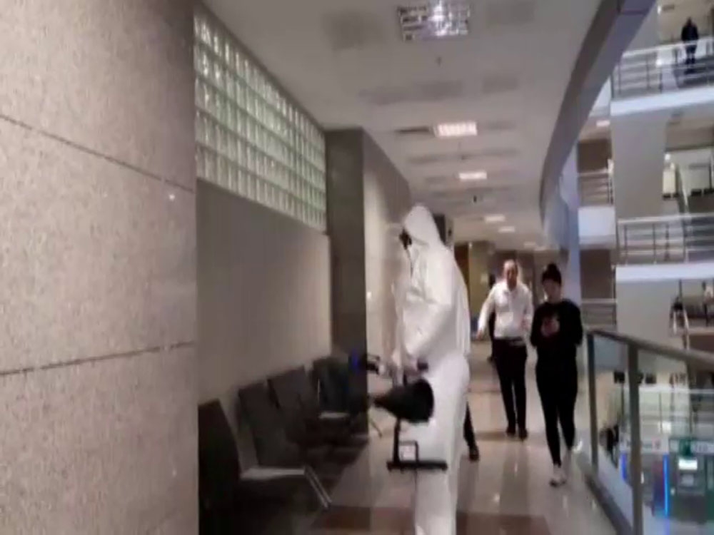 Adliye’de koronavirüs önlemi