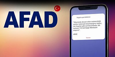 AFAD'dan korkutan acil durum uyarısı