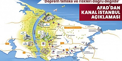 AFAD: ”Kanal İstanbul Ve Deprem İlişkisine Atfedilen Deprem Tehlike Ve Riskleri Doğru Değildir”