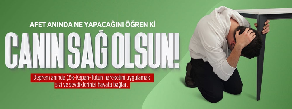 AFAD’dan afetlere karşı tatbikat çağrısı