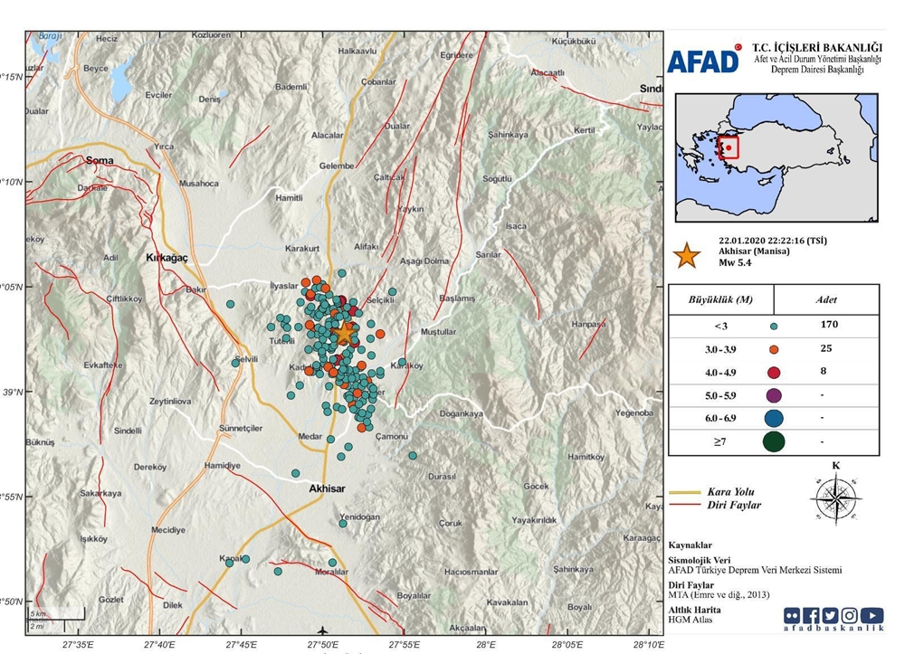 AFAD’tan depreme ilişkin açıklama