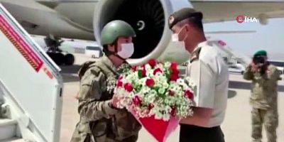 Afganistan'da görev yapan Türk askerleri Ankara'da böyle karşılandı