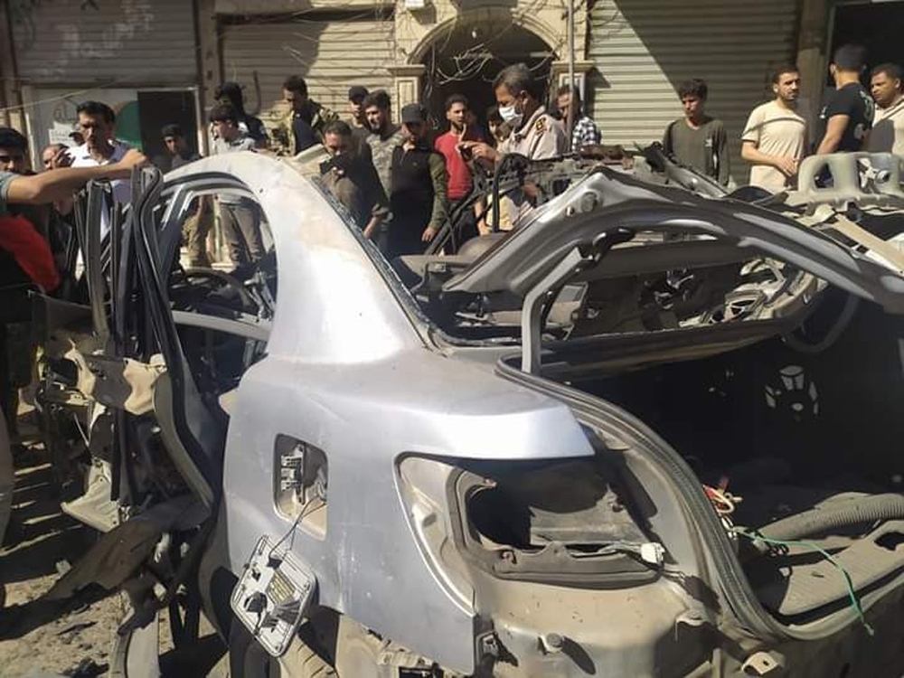 Afrin’de bomba yüklü araç patladı