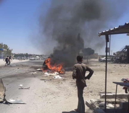 Afrin’de patlama : 1 ölü, 4 yaralı