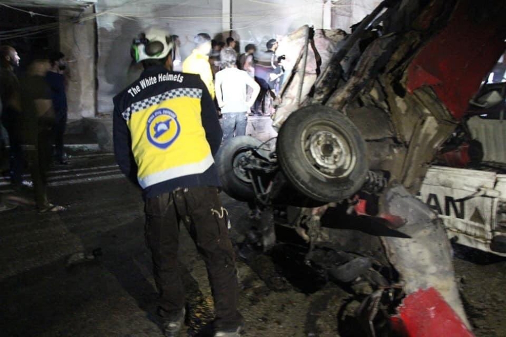 Afrin’de SMO komutanın aracına yerleştirilen bomba patladı: 2 yaralı