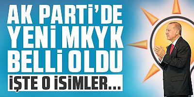 AK Parti'de yeni MKYK belli oldu: İşte o isimler..