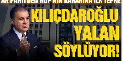 AK Parti’den ilk tepki!