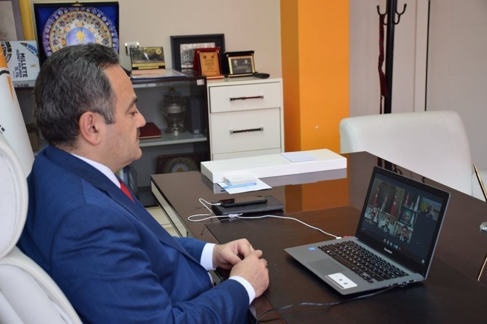 AK Parti İl Başkanları video konferansta Cumhurbaşkanı ile görüştü