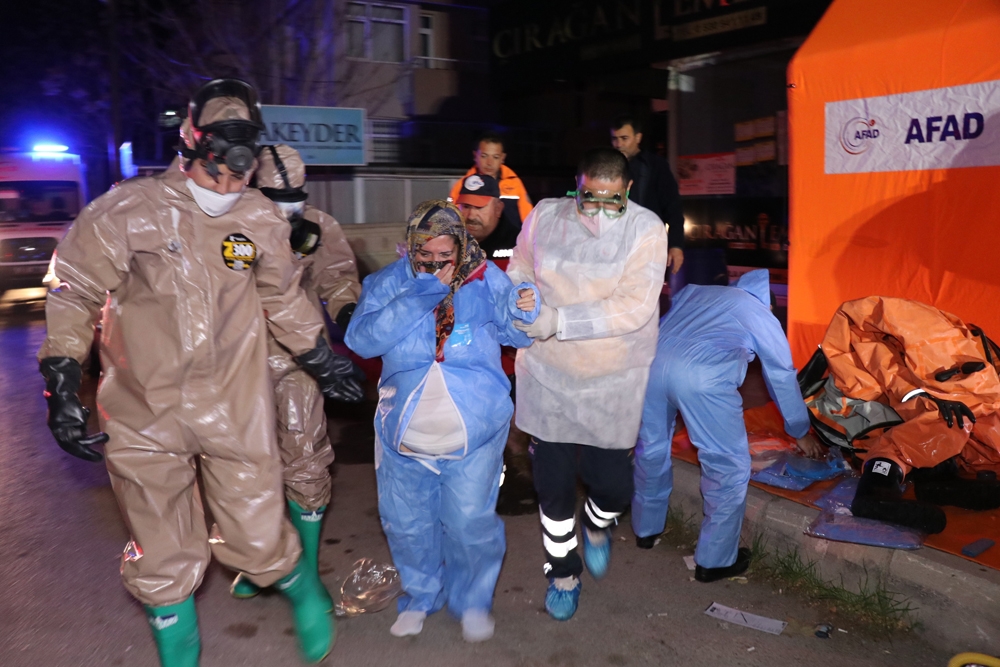 Aksarayda Kimyasal Biyolojik Ve Şarbon Alarmı