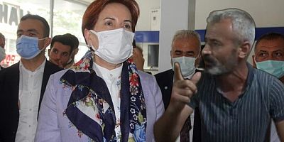 Akşener'in kahvehane ziyaretinde gergin anlar! Şehit ağabeyinden sert tepki