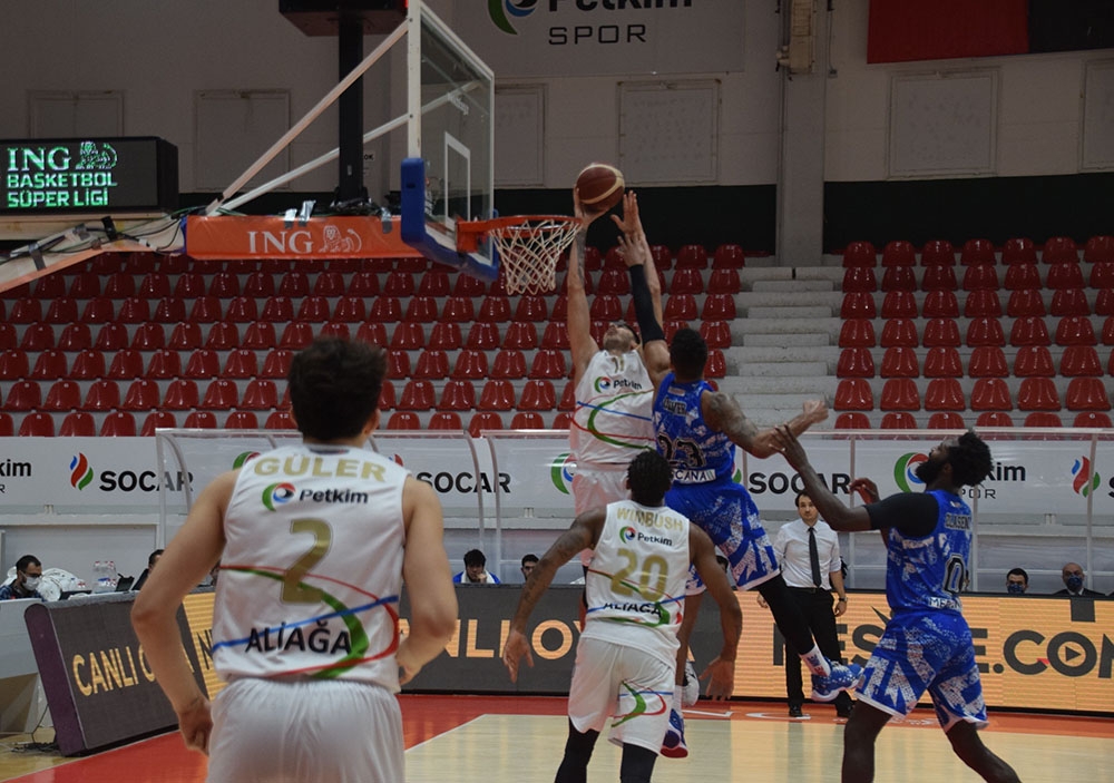 Aliağa Petkim Spor: 98 - Büyükçekmece Basketbol: 77