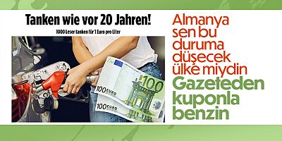 Alman Bild gazetesinden sürücülere yakıt desteği
