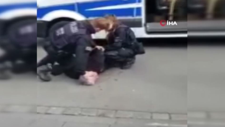 Alman polisinden Türk iş adamına George Floyd işkencesi