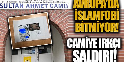 Almanya'da bir camiye ırkçı saldırı gerçekleştirildi
