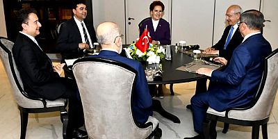 Altılı masanın yeni gündemi: Aday belirleme usulü görüşülecek