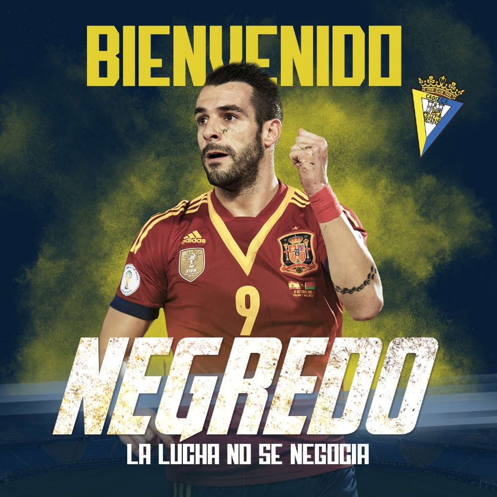 Alvaro Negredo resmen Cadiz’de