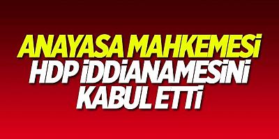 Anayasa Mahkemesi, HDP iddianamesini kabul etti