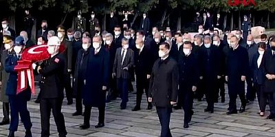 Anıtkabir'de 10 Kasım töreni