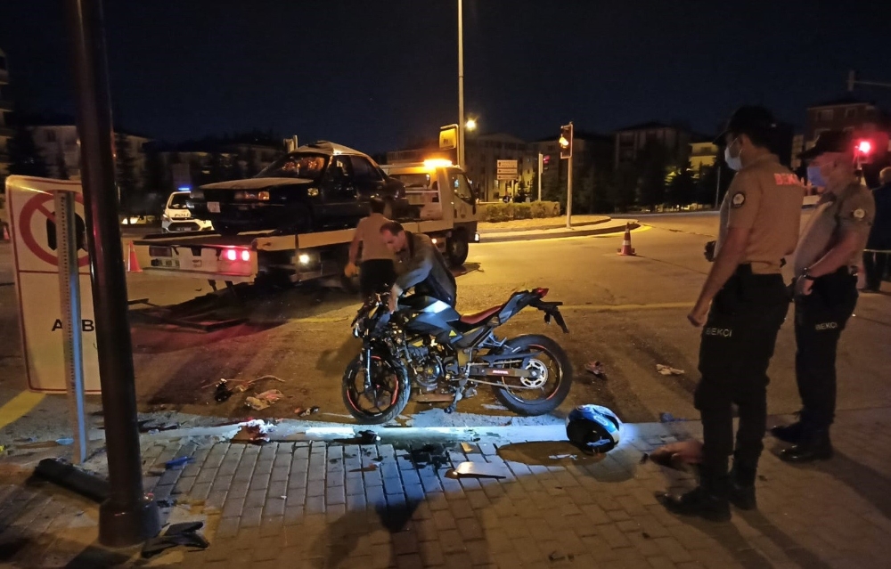 Ankara’da feci kaza: 1 ölü, 2 yaralı