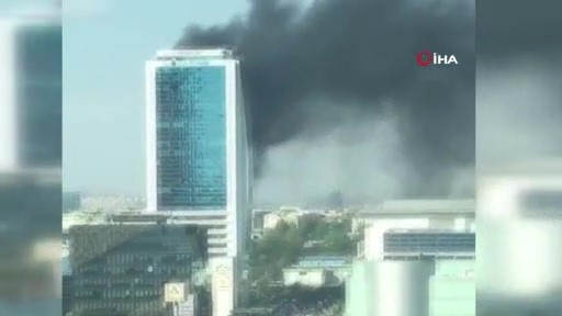 Ankara’da korkutan yangında tahliye işlemleri devam ediyor