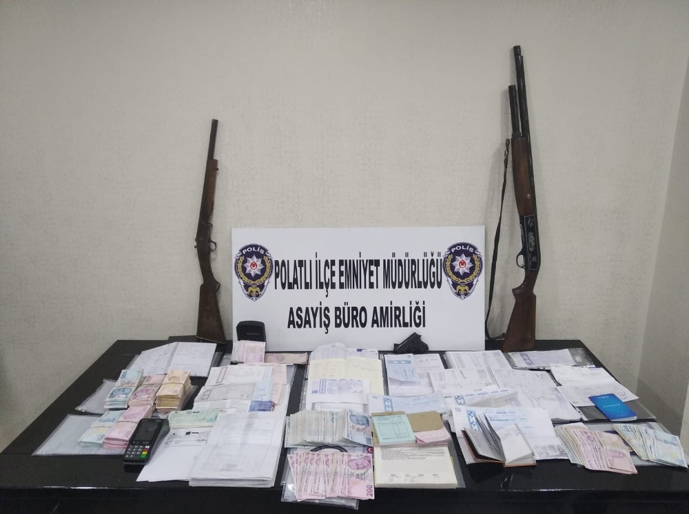 Ankara’da tefeci çetesi çökertildi