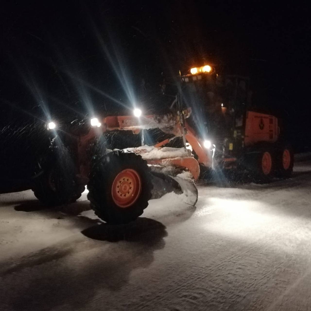 Antalya-Konya karayolunda kar kalınlığı 15 santime ulaştı