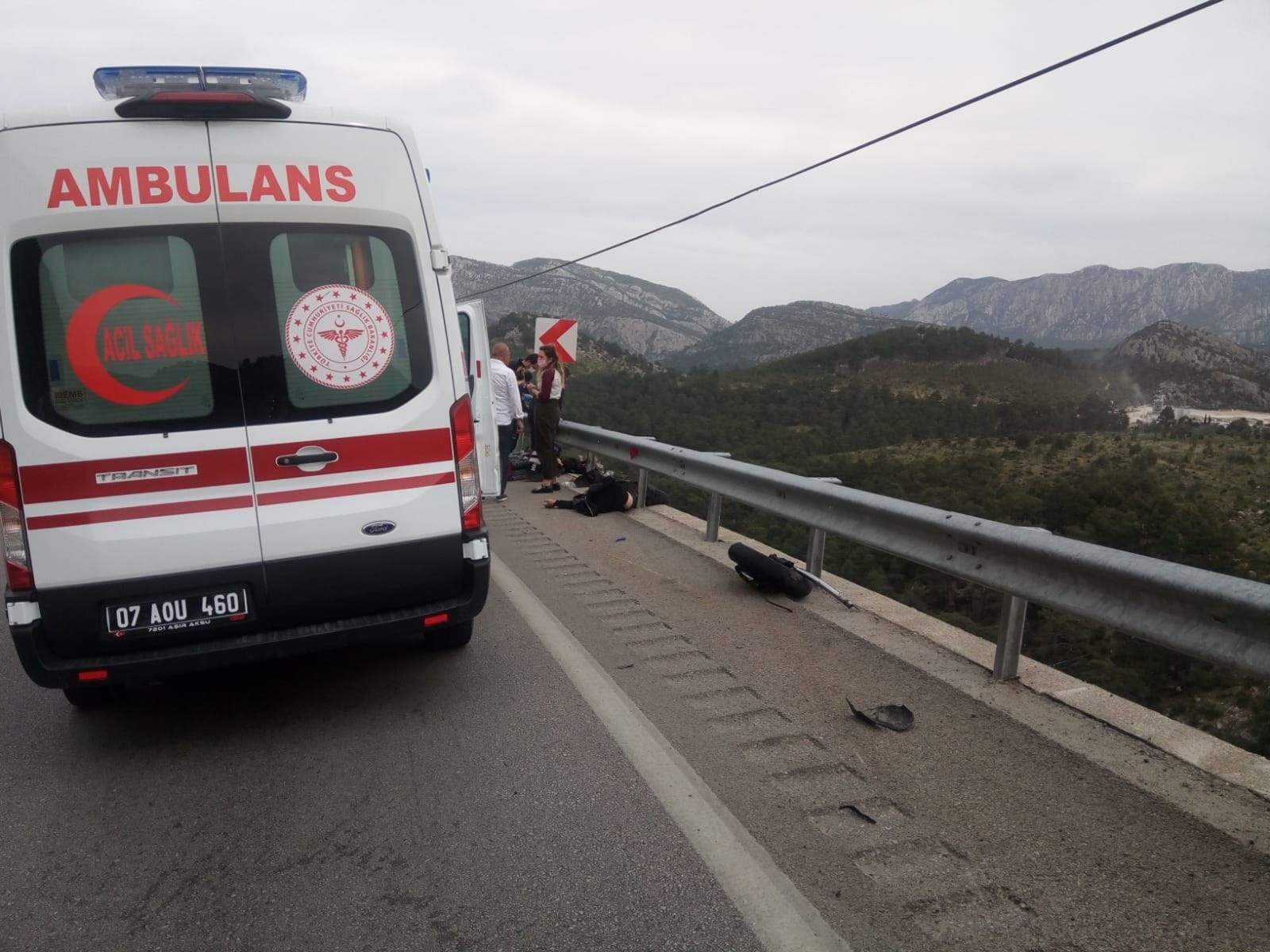 Antalya’da hız motosikleti kazası: 2 ölü