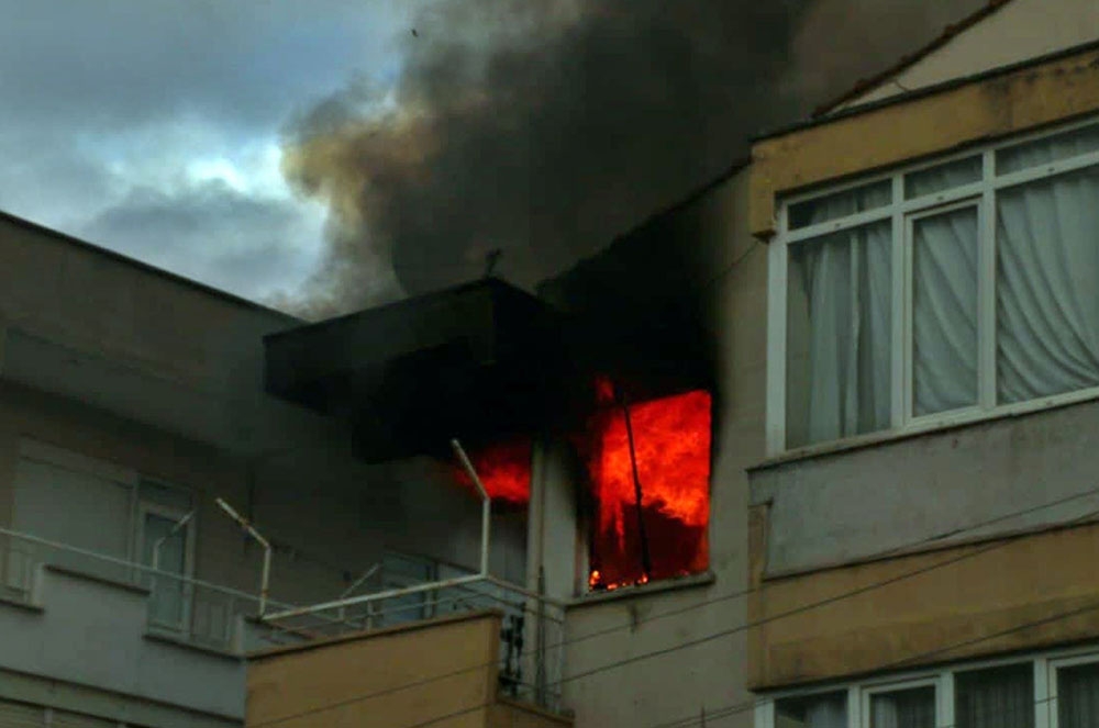 Antalya’da önce ağlatıp sonra sevindiren yangın