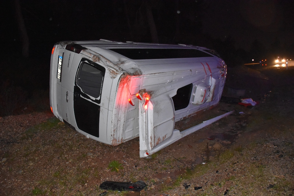 Antalya’da üç ayrı trafik kazası: 1 ölü, 10 yaralı