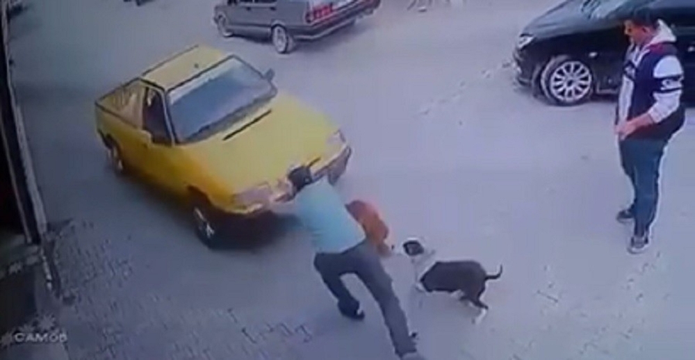 Aracın altında kalmaktan son anda kurtuldu