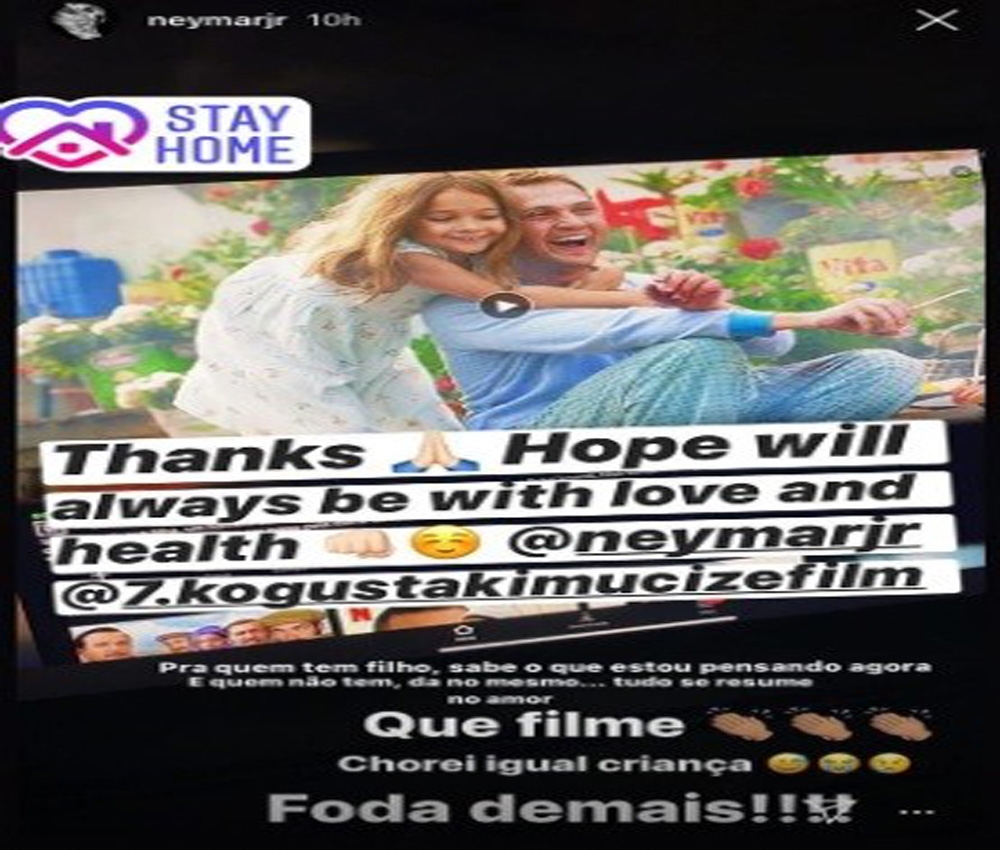 Aras Bulut İynemli’den Neymar’a teşekkür etti