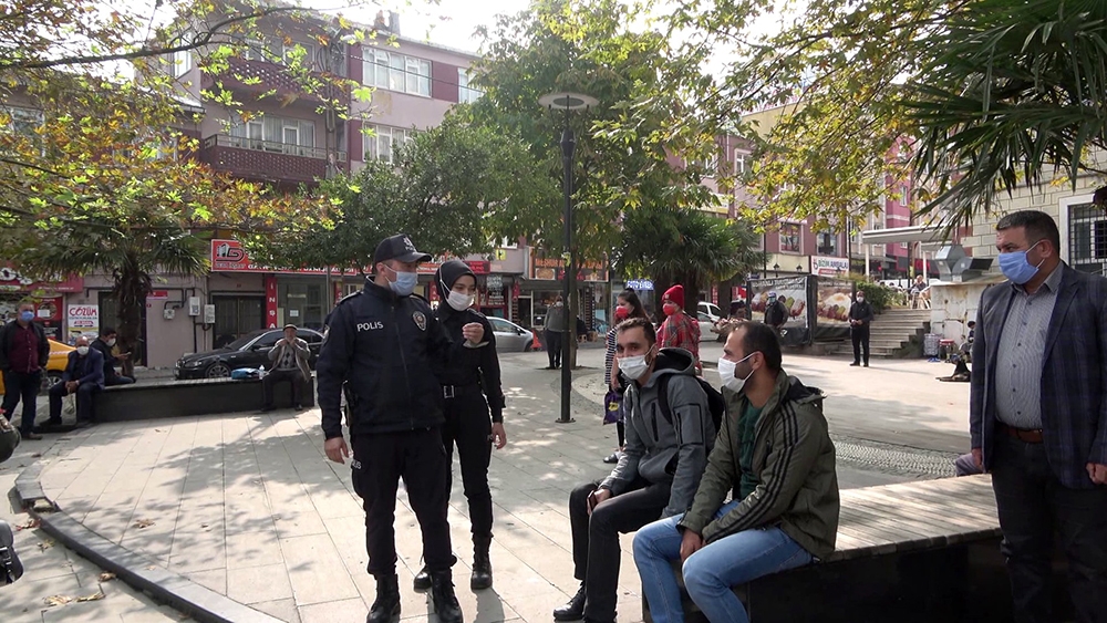 Arnavutköy’de maske denetimi