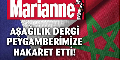 Aşağılık dergiden Peygamberimize hakaret