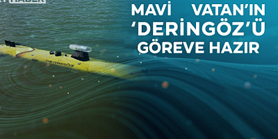 Aselsan Derin Göz'ü denize indirdi..