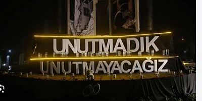Asrın felaketinde hayatını kaybedenler deprem bölgesinde anıldı
