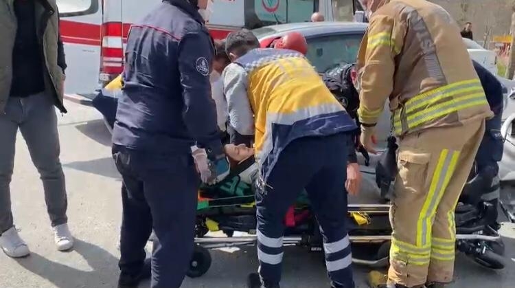 Ataşehir’de feci kaza: 1 yaralı
