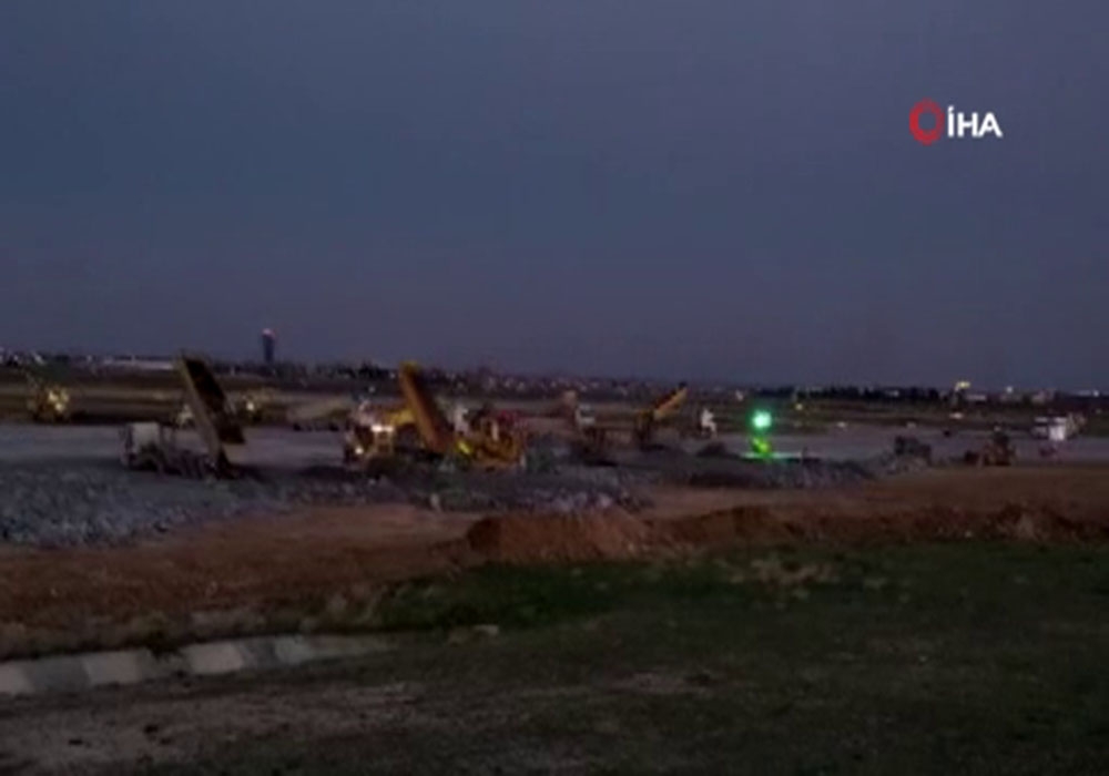 Atatürk Havalimanı’ndaki hastane çalışması aralıksız sürüyor
