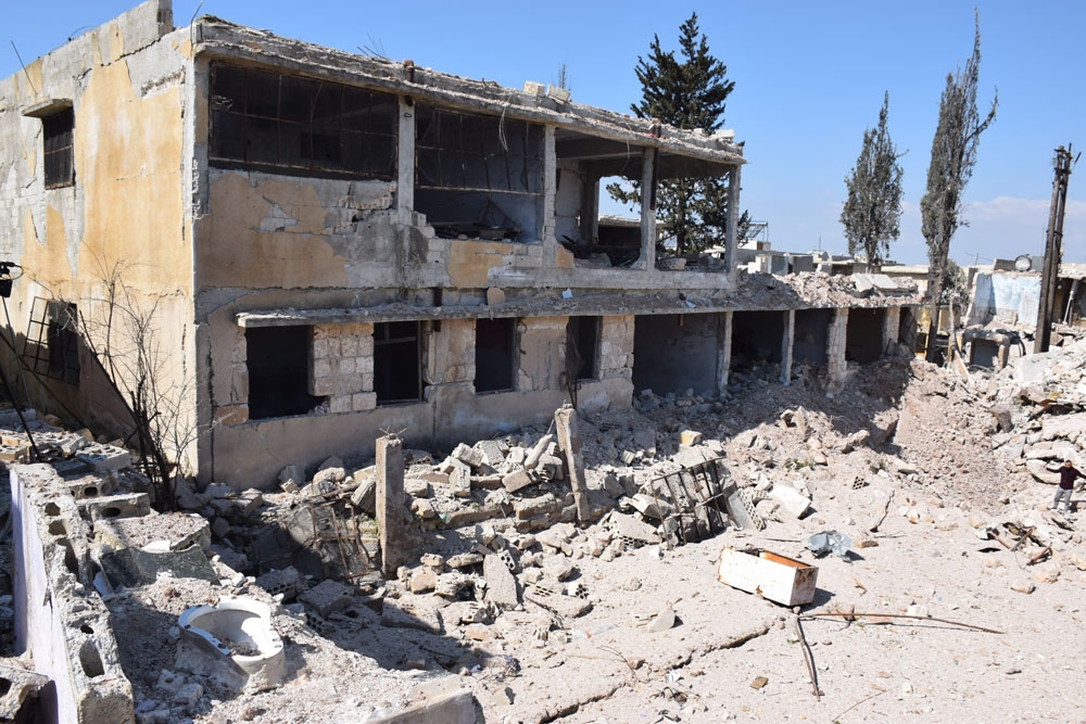 Ateşkes sonrası İdlib’teki enkaz görüntülendi
