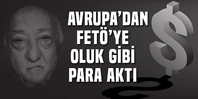 Avrupa'dan Türkiye'deki FETÖ'cülere oluk gibi para yağdırmışlar