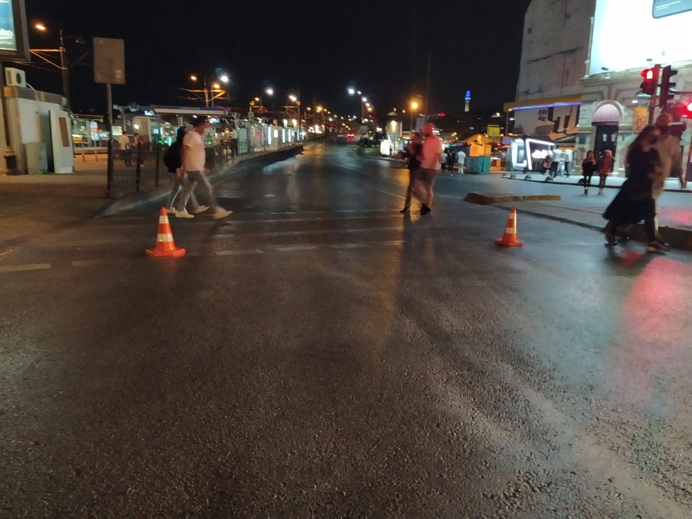 Ayasofya Camii’nin açılışı öncesi Galata Köprüsü trafiğe kapandı