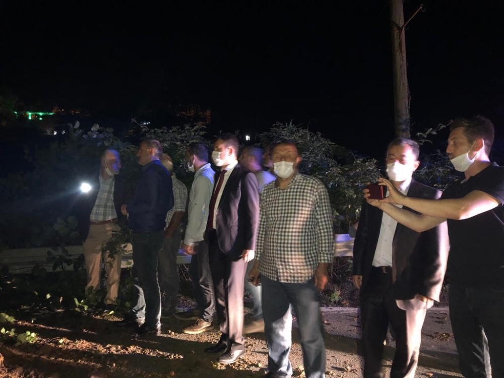 Ayder Yaylası yolunda heyelan