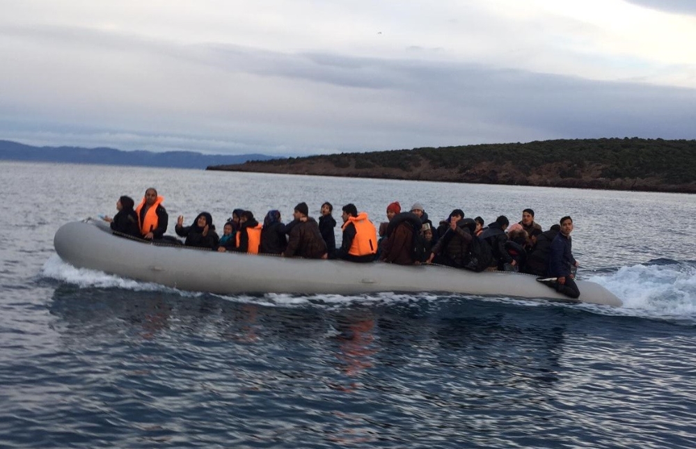 Ayvalıkta 45 Afganistan Uyruklu Göçmen Yakalandı